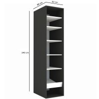 DULAP LEX 50-240-66 B GRI/DECOR 4298